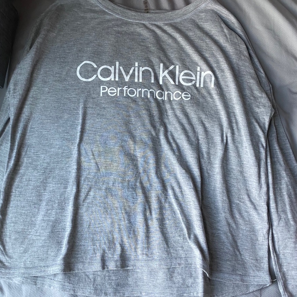 Grey Calvin Klein Long-sleeve